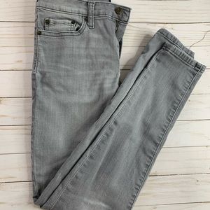 Grey skinny denim
